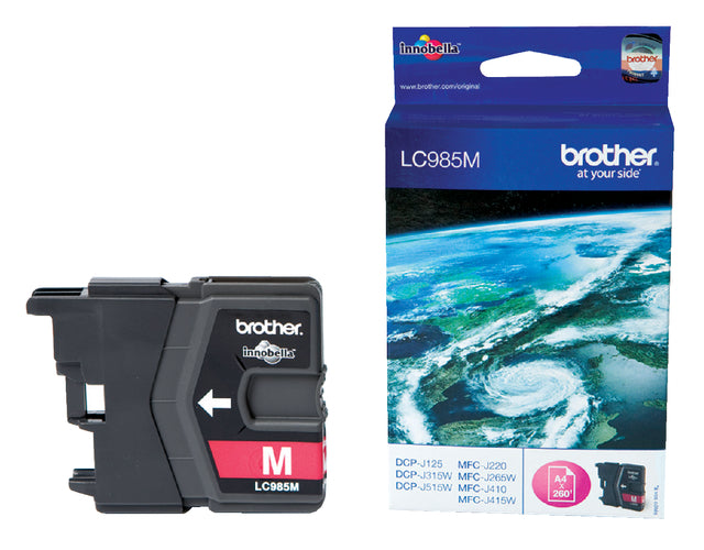 Inkcartridge Bruder LC-985 Red | 5 Stücke