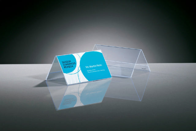 Tabelle Name Platte Sigel TA136 100x60mm 2-seitig transparent