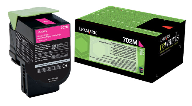 Tonerkartusche Lexmark 70c20m0 prebate rot | 1 Stück