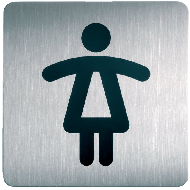 INFOBORD ICON Langlebig 4956 Quadratische WC Ladies 150 mm