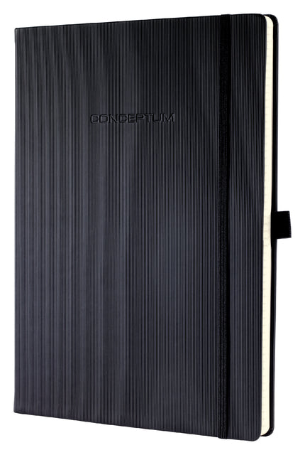 Notebook Sigel Conceptum Pure A4+ Line Black