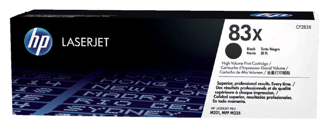 Tonercartridge HP CF283X 83X Black HC
