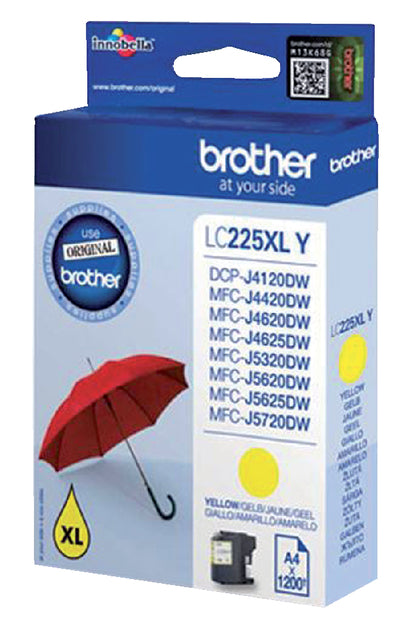 Tintenpatrone Brother lc-225xly gelb | 1 Stück