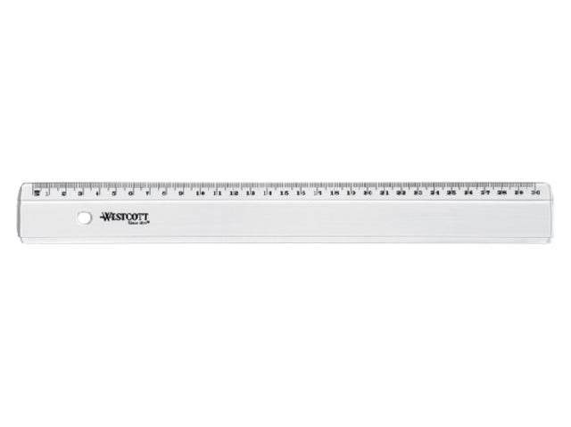 Linie Westcott Basic Plastik 30 cm transparent