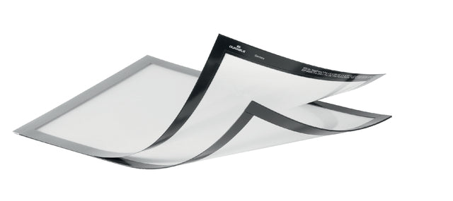 Duraframe Langlebig 498523 Magnetisch plus A4 Silbergrau