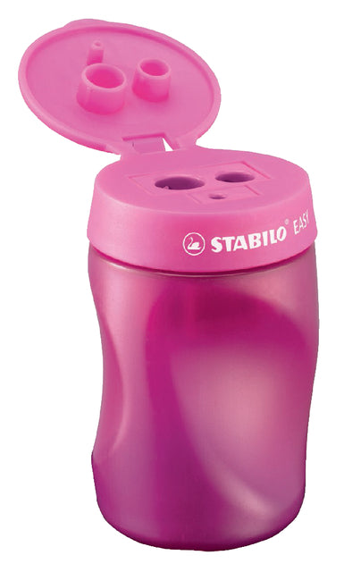 Bleistift schärfer Stabilo Easy 4501 3 in 1 links -Handed Pink