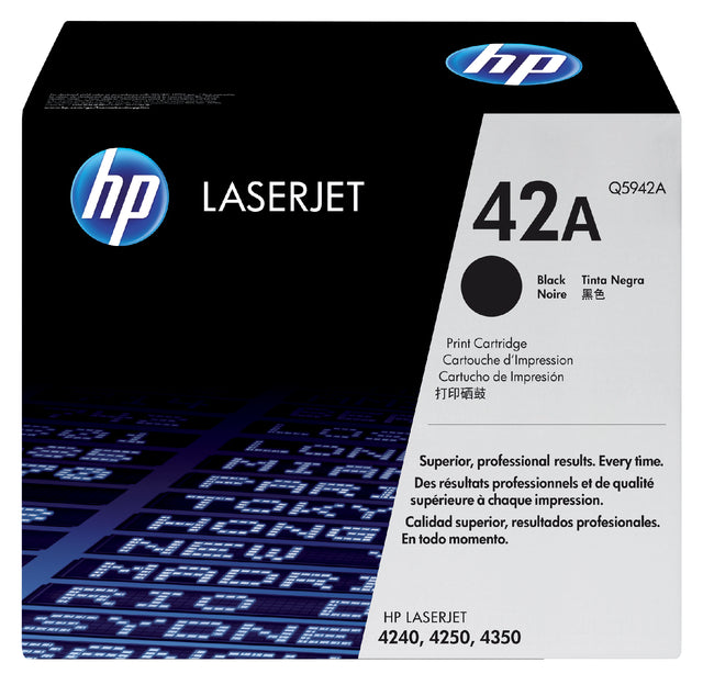 Tonercartridge HP Q5942A 42A Schwarz