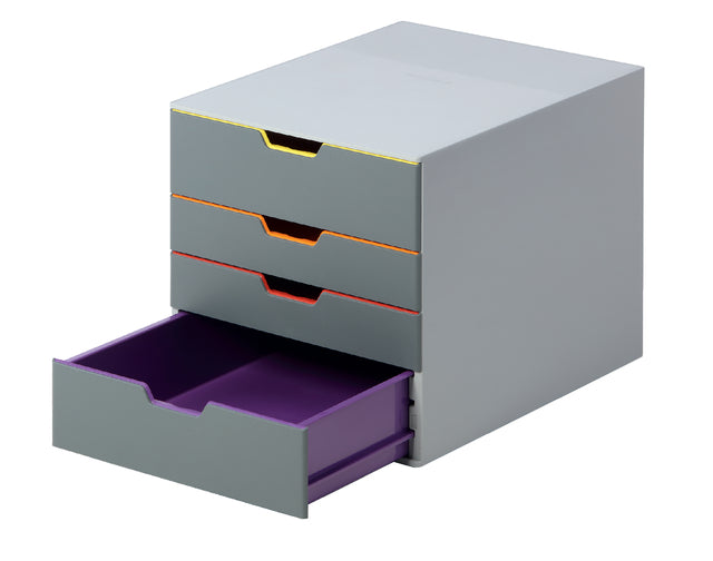 Ladenbox Langlebige Varicolor 4 beladene Grau