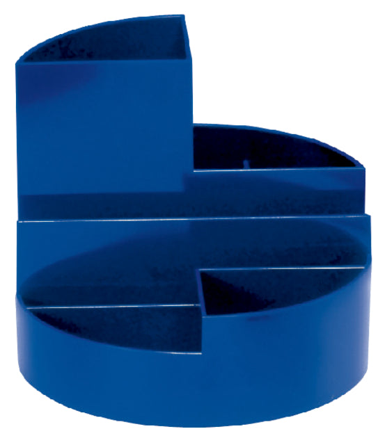 Penkoker Maul Roundbox 6 Fächer Blau