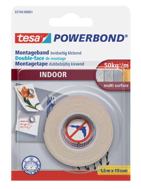 Doppeltes Klebeband Tesa Foam 19mmx1,5 m