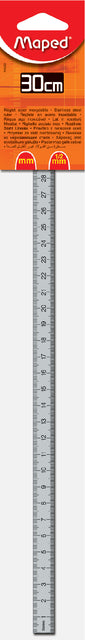 Lineal machte Metall 30 cm