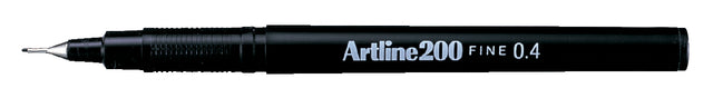 Fineliner Artline 200 rund 0,4 mm schwarz