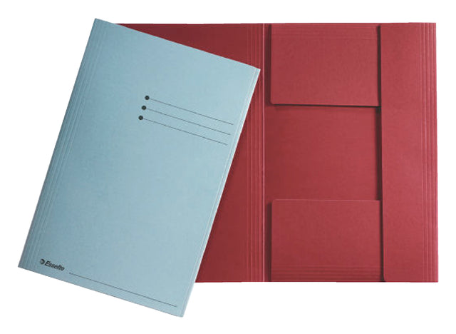 Esselte Folio 3 Valve Manilla 275gr rot | 50 Stück