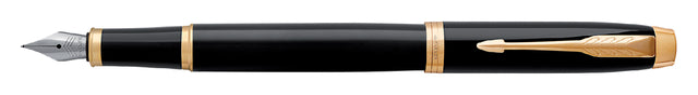 Fountain Pen Parker Im schwarzen GT -Medium