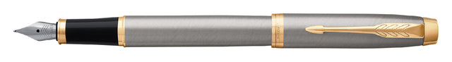 Fountain Pen Parker im Bürste Metall GT Medium