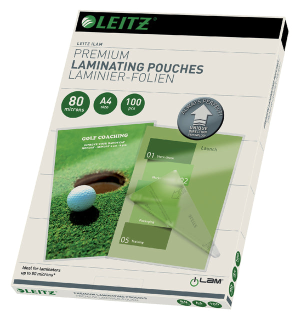Lamining Cover Leitz Ilam A4 2x80micron 100 -Pieces