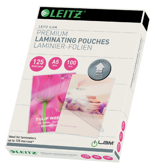 Lamining Cover Leitz Ilam A5 2x125micron 100 -Pieces