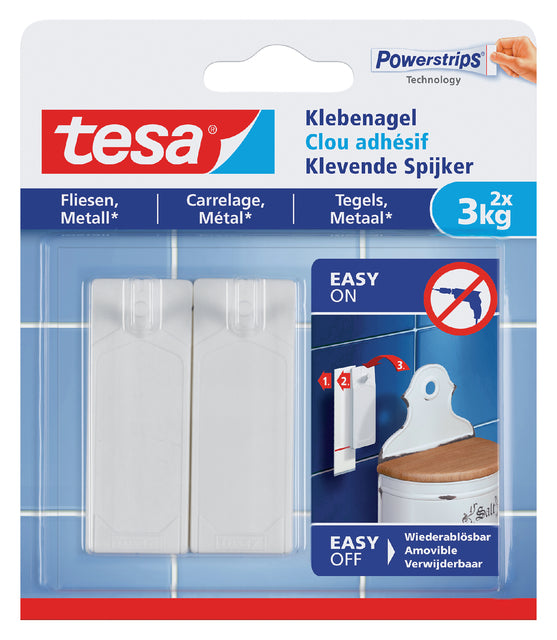 Klebrige Nagel -Tesa -Fliesen und Metall 3 kg