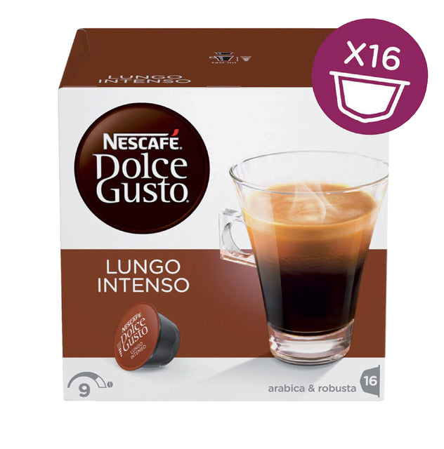 Kaffee Dolce Gusto Lungo in 16 Tassen | 3 Stück