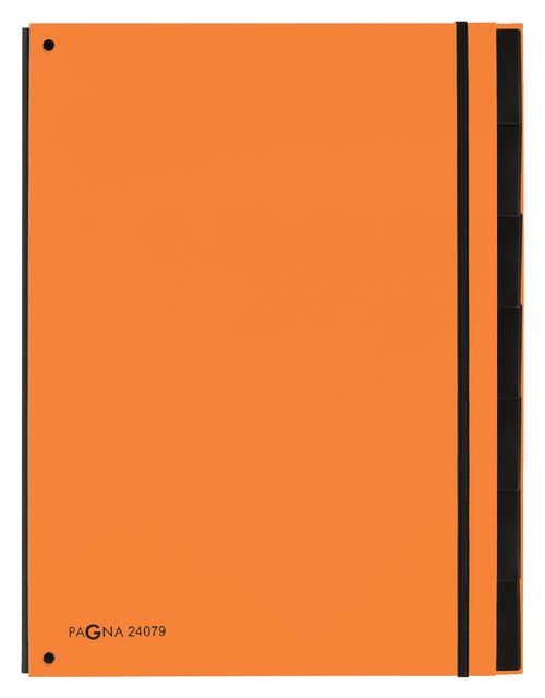 Sortierordner PAGNA -Trend A4 7 Registerkarten Orange