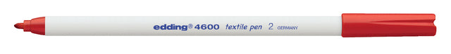 Filz -Tip Edding 4600 Textil um rot 1mm