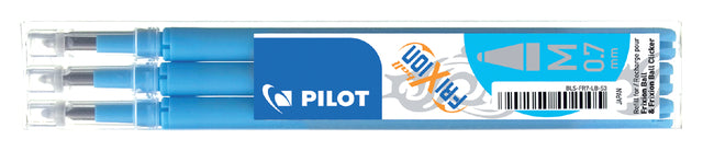 Roller Stiftfüllung Pilotfrixion hellblau 0,35 mm | 12 Stücke