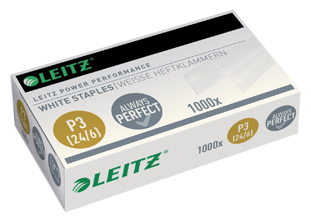 NIETEN LEITZ P3 24/6 Weiß 1000 Stücke