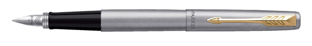 Fountain Pen Parker Jotter Edelstahl GT Medium