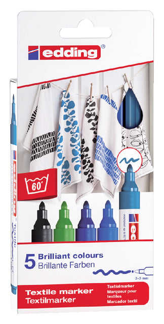 Filztip Edding 4500 Textil um 2-3 mm cooler Assorti