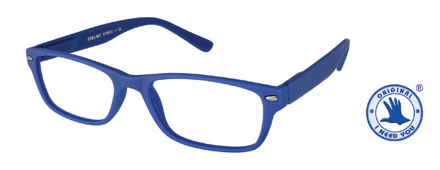 Lesebrille +2.50 Blau fühlen
