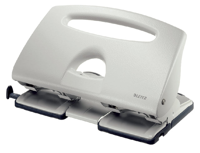 Perperorator Leitz Metall 4 Löcher 40 Blech grau