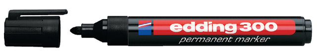 Filztip Edding 300 rund schwarz 1,5-3mm | 10 Stück