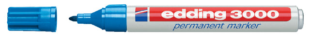 Filztip Edding 3000 rund hellblau 1,5-3mm | 10 Stück