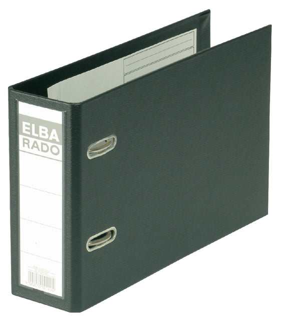 Ordner Elba Rado Plast A5 über 75 mm PVC Schwarz