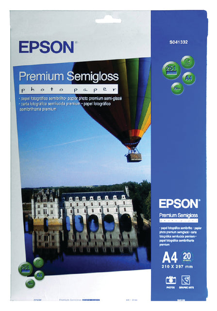 Tintenstrahlpapier Epson S041332 A4 Mat 251gr 20vel