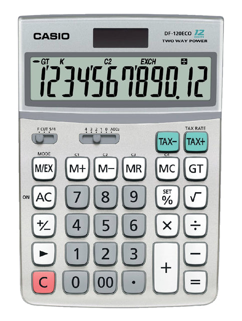 Taschenrechder Casio DF-120 Eco