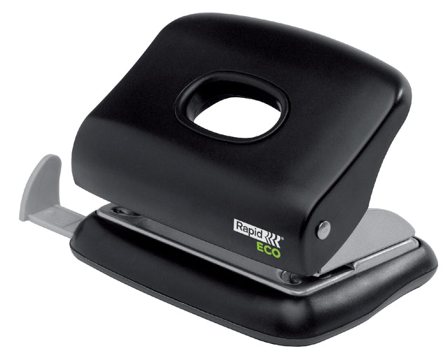 Locher Rapid Fashion Eco 20 Blatt schwarz | 1 Stück