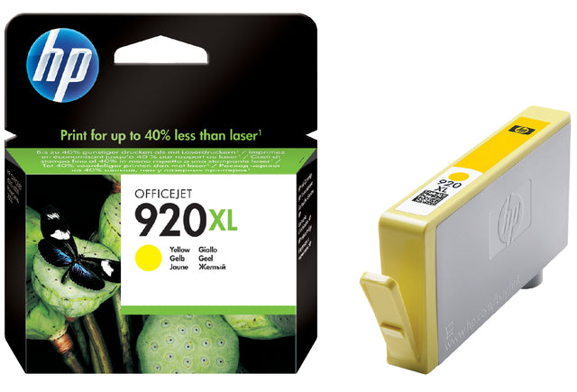 Inkcartridge HP CD974AE 920XL Geel HC
