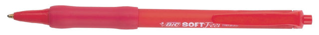 Bälle BIC Soft Feel Clic Grip rotes Medium
