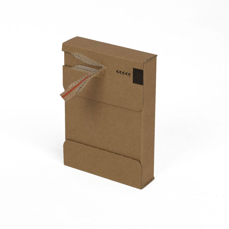 Klika - Briefkastenboxen 105 x 26 x 149 mm (A6 -Format) Brown Self Self -Adhäsive -Verschluss | 25 Stücke