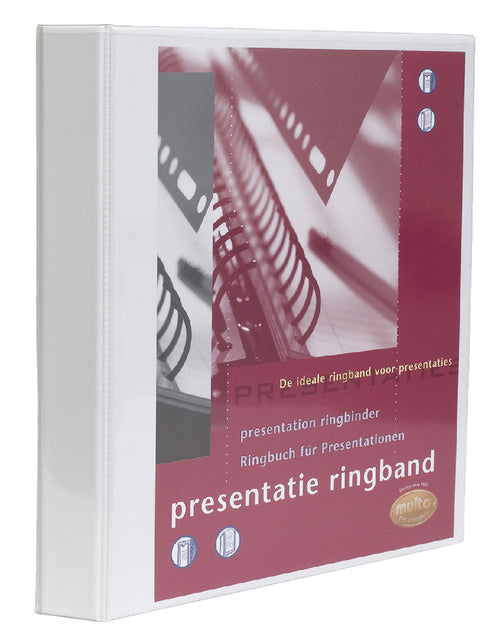 Multo -Präsentationsring -Binder A4 23r 25mm Weiß
