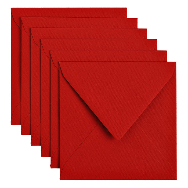 Papicolor - umhüllt 140x140 mm rot