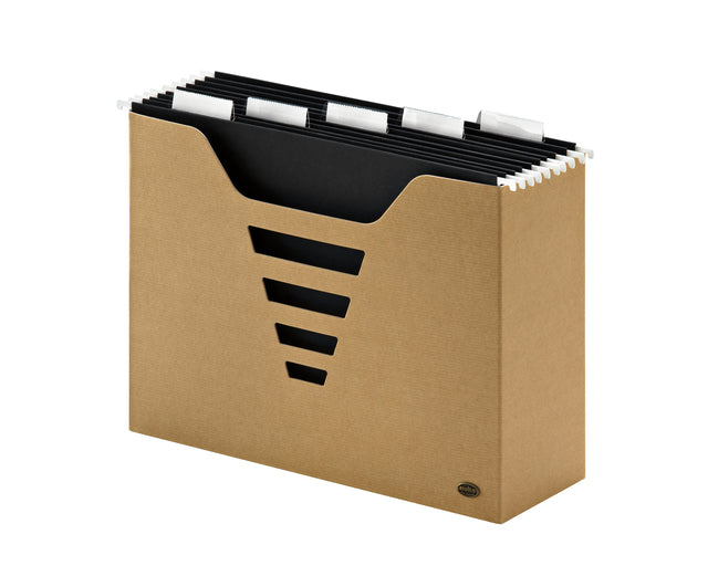 Djois - Hangmappenbox Kraft Line A4 + 5 Hang -Ordner
