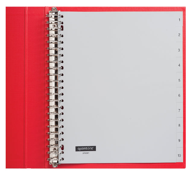 Quantore - Tab A4 23r PP 1-10 Extra breit grau
