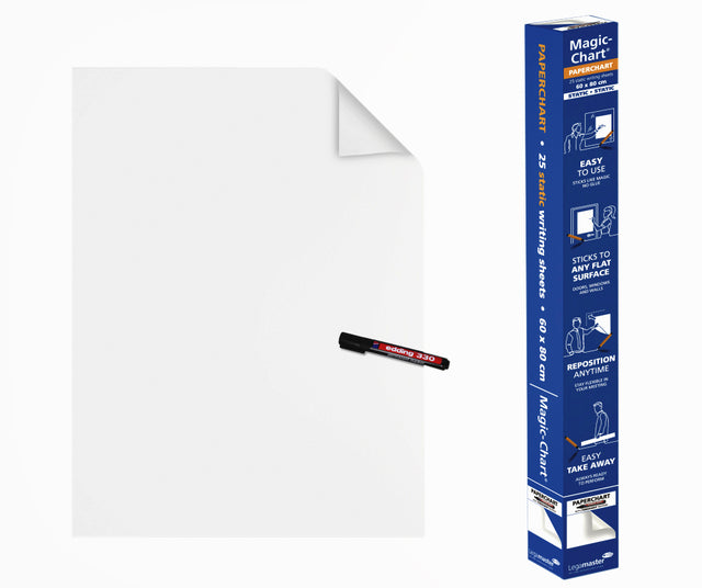 Legamaster - Magic Chart PaperChart 60x80cm Weiß 25V