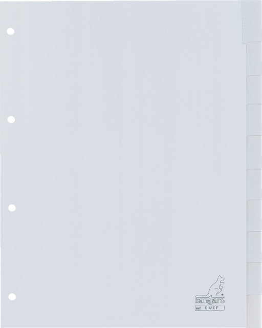 Kangaro - Tab 4R G410f 10 -Stückfenster grau pp | 25 Stücke