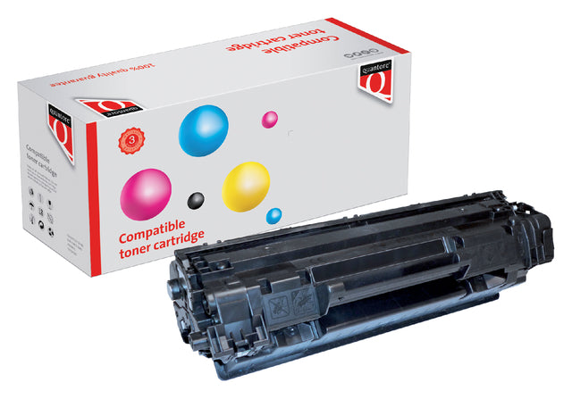 Quantore - Tonercartridge Canon 737/HP CF283X Schwarz