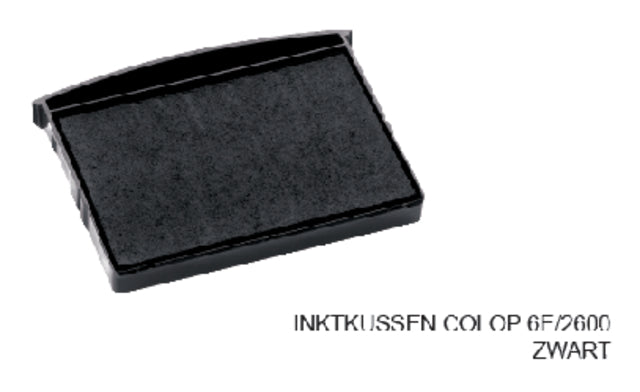 Colop - Briefmarkenpolster 6th/2600 Schwarz
