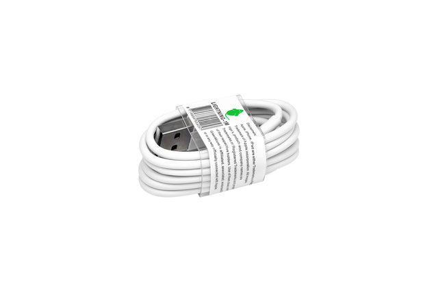 Grüne Maus - Kabel USB Lightning A 1 Meter White | 10 Stücke