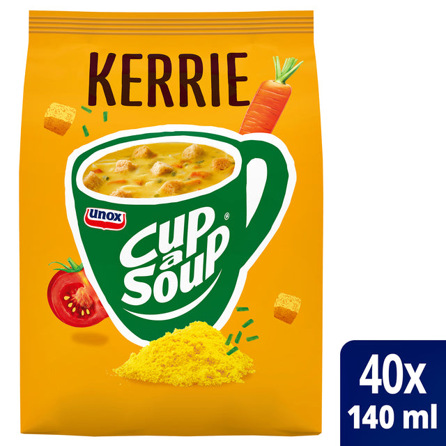 Tasse eine Suppen-Cup-a-Soup-Maschinenbeutel Kerrie 140 ml